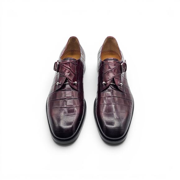 Christian Louboutin Chambelimonk Calf Leather Derby Shoes Black EU 42 US 9 main image 4